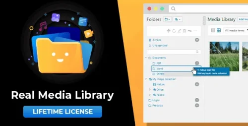 WordPress Real Media Library GPL v4.22.15 – Media Categories / Folders File Manager